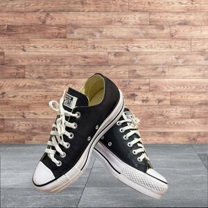 CONVERSE CHUCK TAYLOR ALL STAR PLATFORM LOW TOP SIZE 7.5 WOMENS